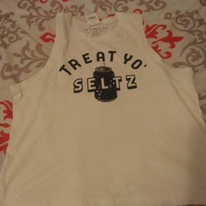 White Fifth Sun Tank